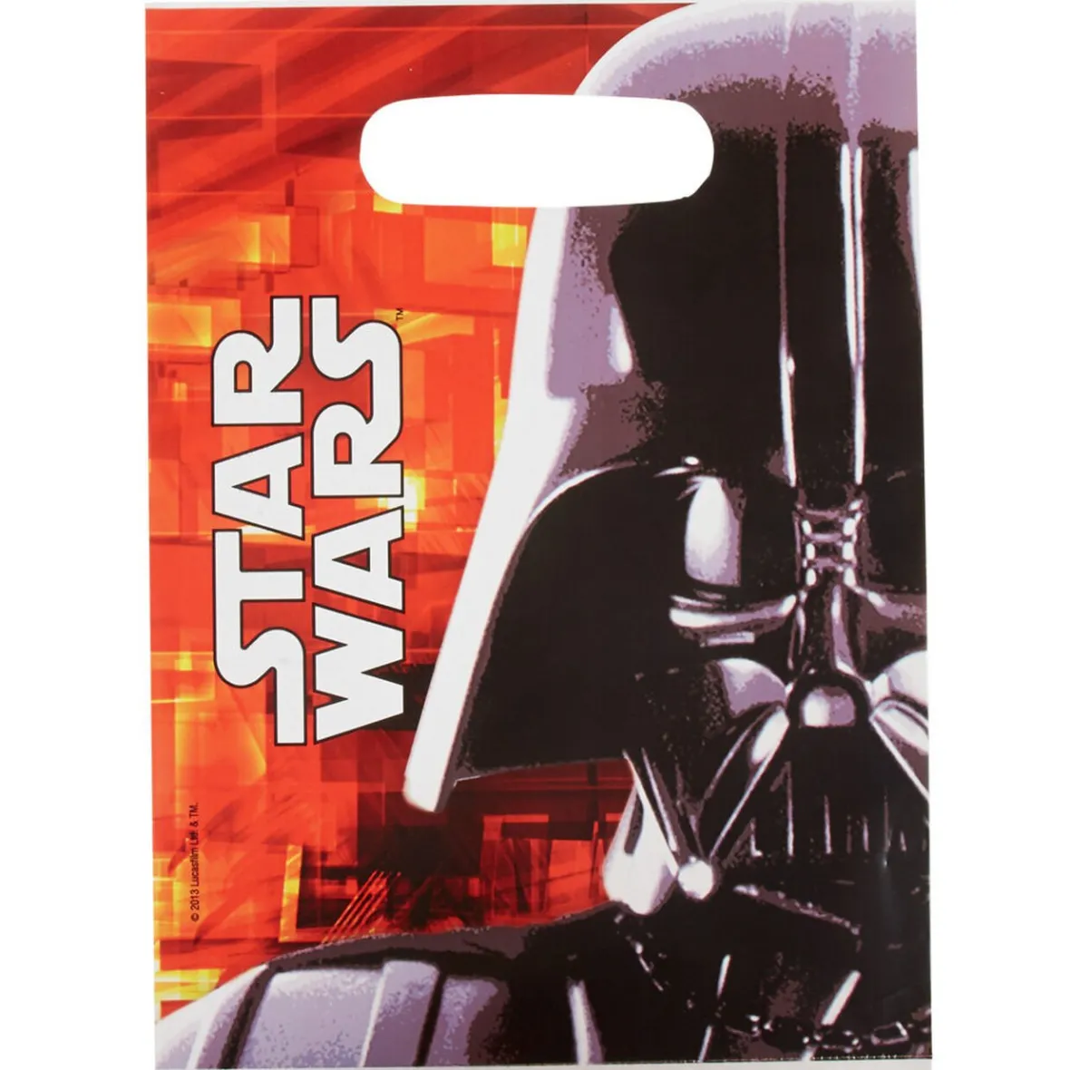 Sac cadeau plastique anniversaire Star Wars x6-Gifi Sale