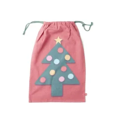 Sac cadeau tissu réutilisable 40x60cm - 3 modèles-Gifi Outlet