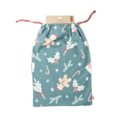 Sac cadeau tissu réutilisable 40x60cm - 3 modèles-Gifi Outlet
