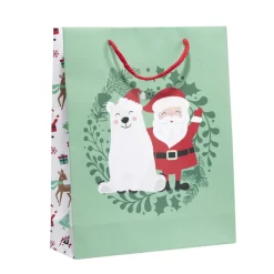 Sac cadeau traditionnel 26xH32cm - 2 modèles-Gifi Clearance