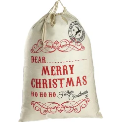 Sac de Père Noël en tissu-Gifi