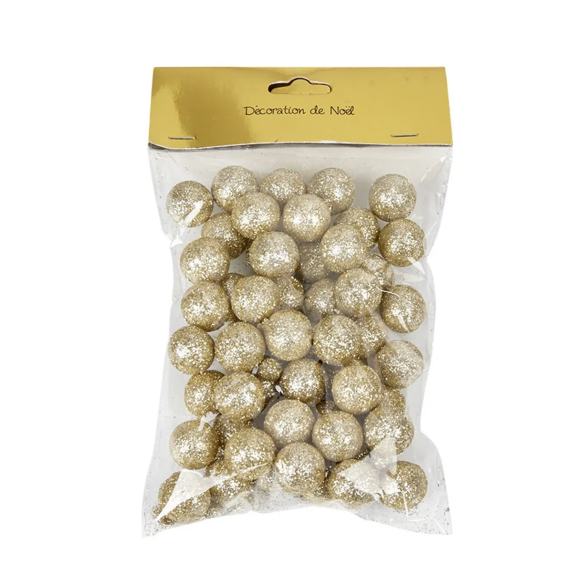 Sachet de minis boules dorées Noël-Gifi Sale