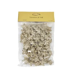 Sachet de minis étoiles dorées Noël-Gifi New