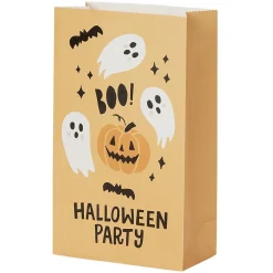 Sachet en papier décor Halloween x10-Gifi Outlet