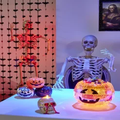 Saladier bol à bonbons LED Halloween Ø22,5xH18cm-Gifi Best