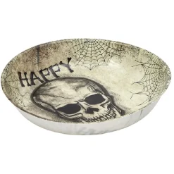 Saladier Happy Halloween tête de mort et toiles d'araignées-Gifi Sale