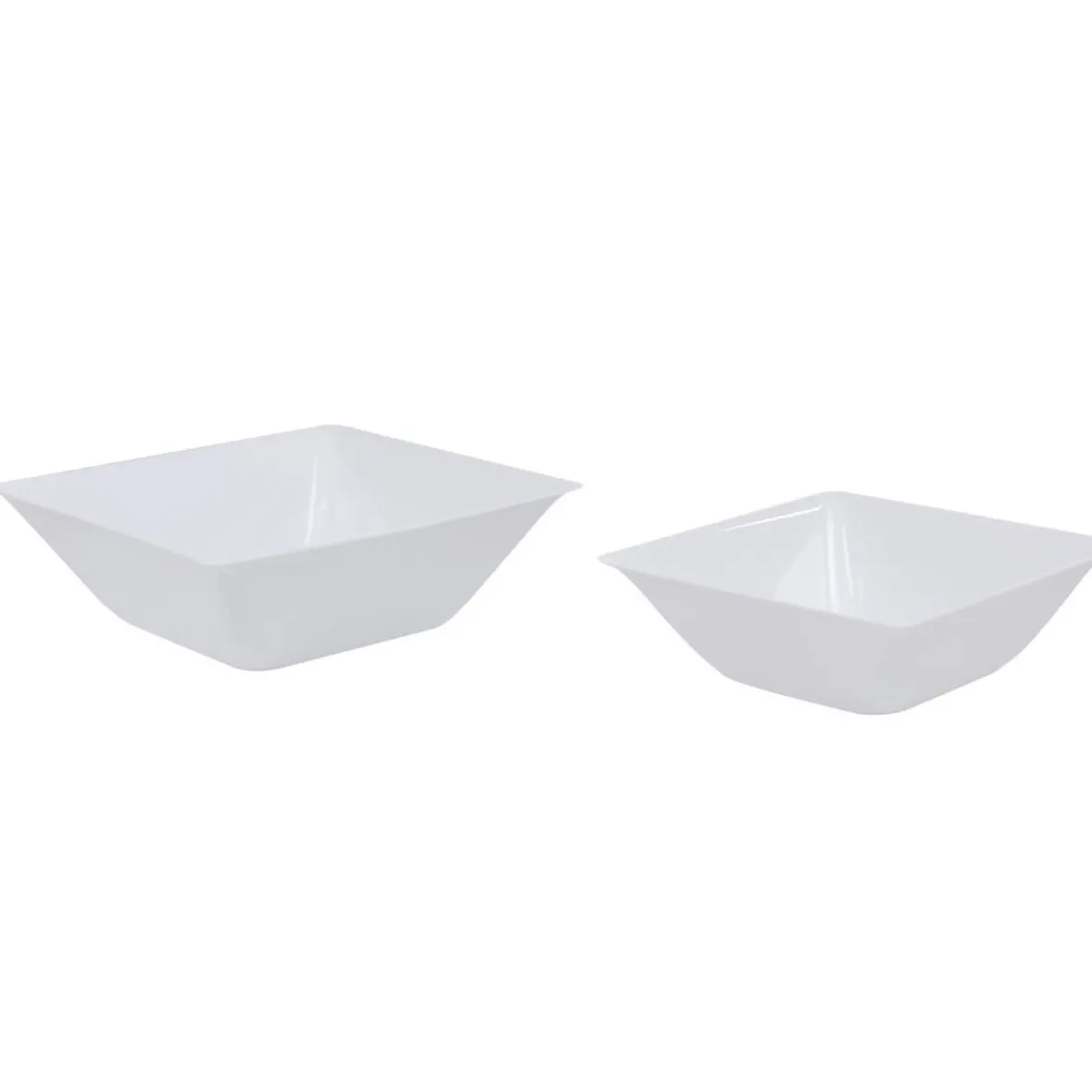 Saladier plastique blanc x2-Gifi New