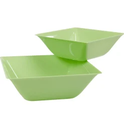 Saladier plastique vert anis x2-Gifi Online