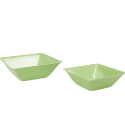 Saladier plastique vert anis x2-Gifi Online