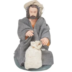 Santon crèche de Noël épicier du village-Gifi New