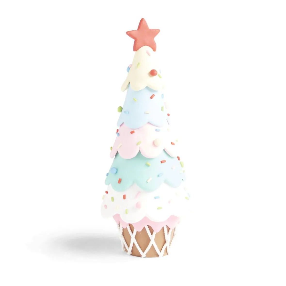 Sapin à poser nappage bonbon H25,5cm-Gifi Outlet