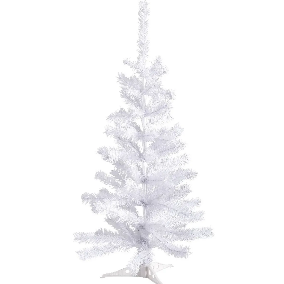Sapin artificiel blanc 80 branches Ø46xH90cm-Gifi Best