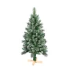Sapin artificiel effet enneigé pied en bois 220 branches Ø66xH120 cm-Gifi Best