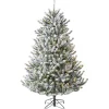 Sapin artificiel enneigé lumineux 930 branches Ø119xH180cm-Gifi Sale