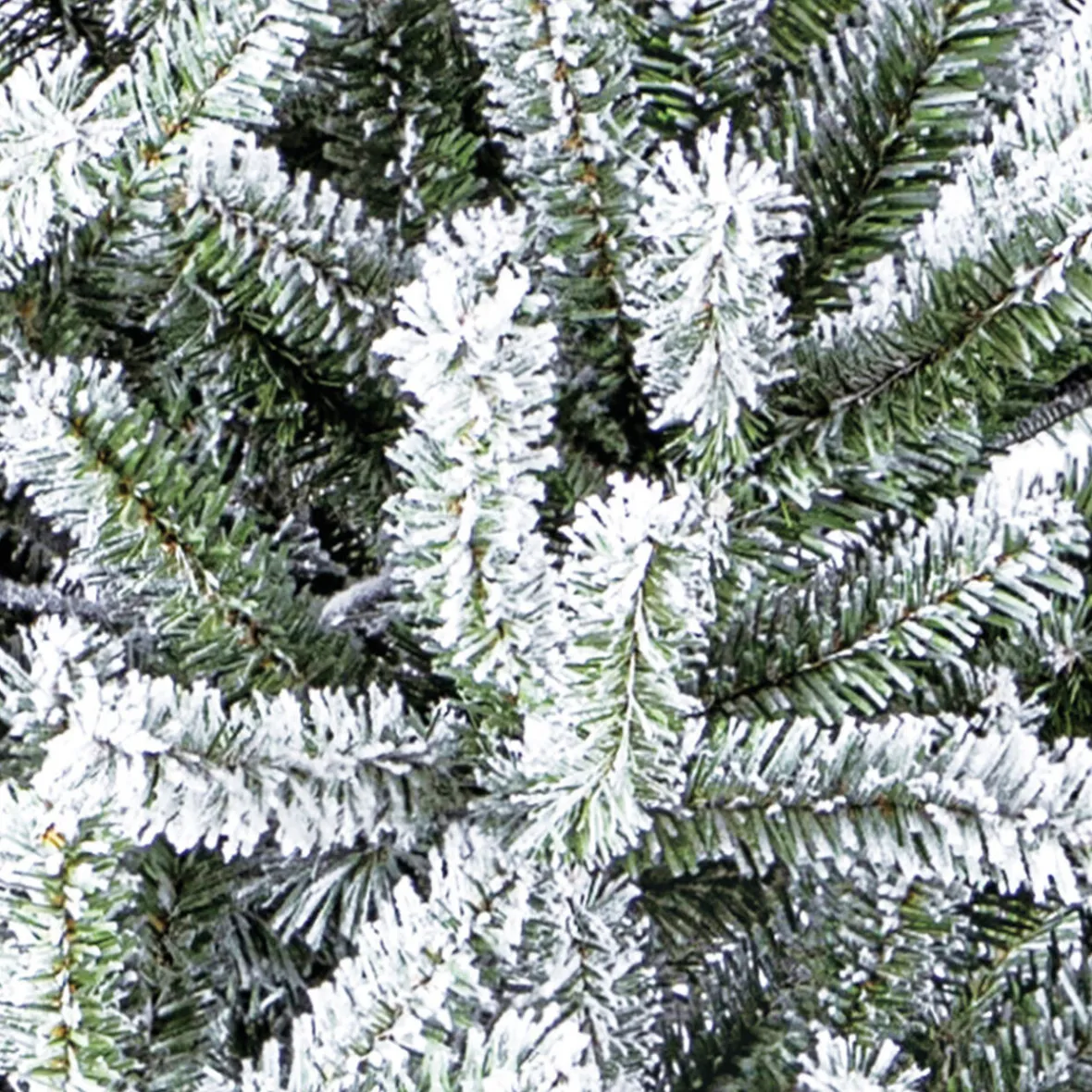 Sapin artificiel enneigé pied métal 930 branches Ø119xH180cm-Gifi Discount
