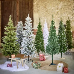 Sapin artificiel vert 467 branches Ø99xH180cm-Gifi Discount