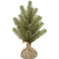 Sapin artificiel vert lumineux 30 MicroLED blanc chaud H35 cm-Gifi