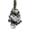 Sapin décor argenté H36cm-Gifi New