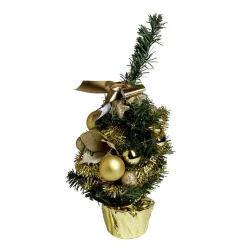 Sapin décor doré H36cm-Gifi New