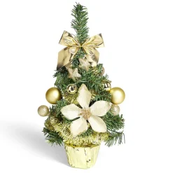 Sapin décor doré H36cm-Gifi New