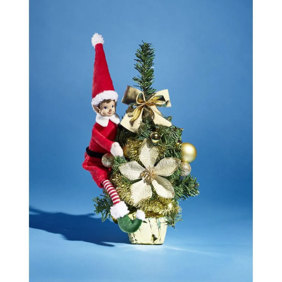 Sapin décor doré H36cm-Gifi New