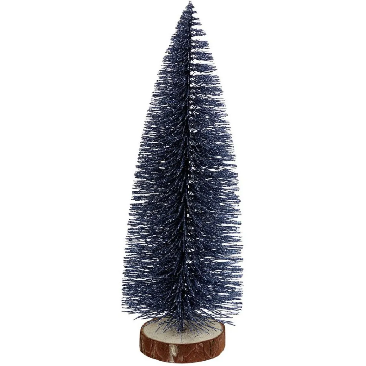 Sapin décoratif à poser argenté ou bleu Ø9xH24cm-Gifi Discount