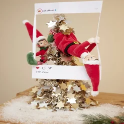 Sapin de Noël à poser avec étoiles H38cm - 3 modèles-Gifi Sale