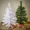 Sapin de Noël artificiel blanc Ø27xH50cm-Gifi Outlet