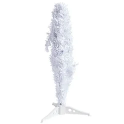 Sapin de Noël artificiel blanc Ø27xH50cm-Gifi Outlet