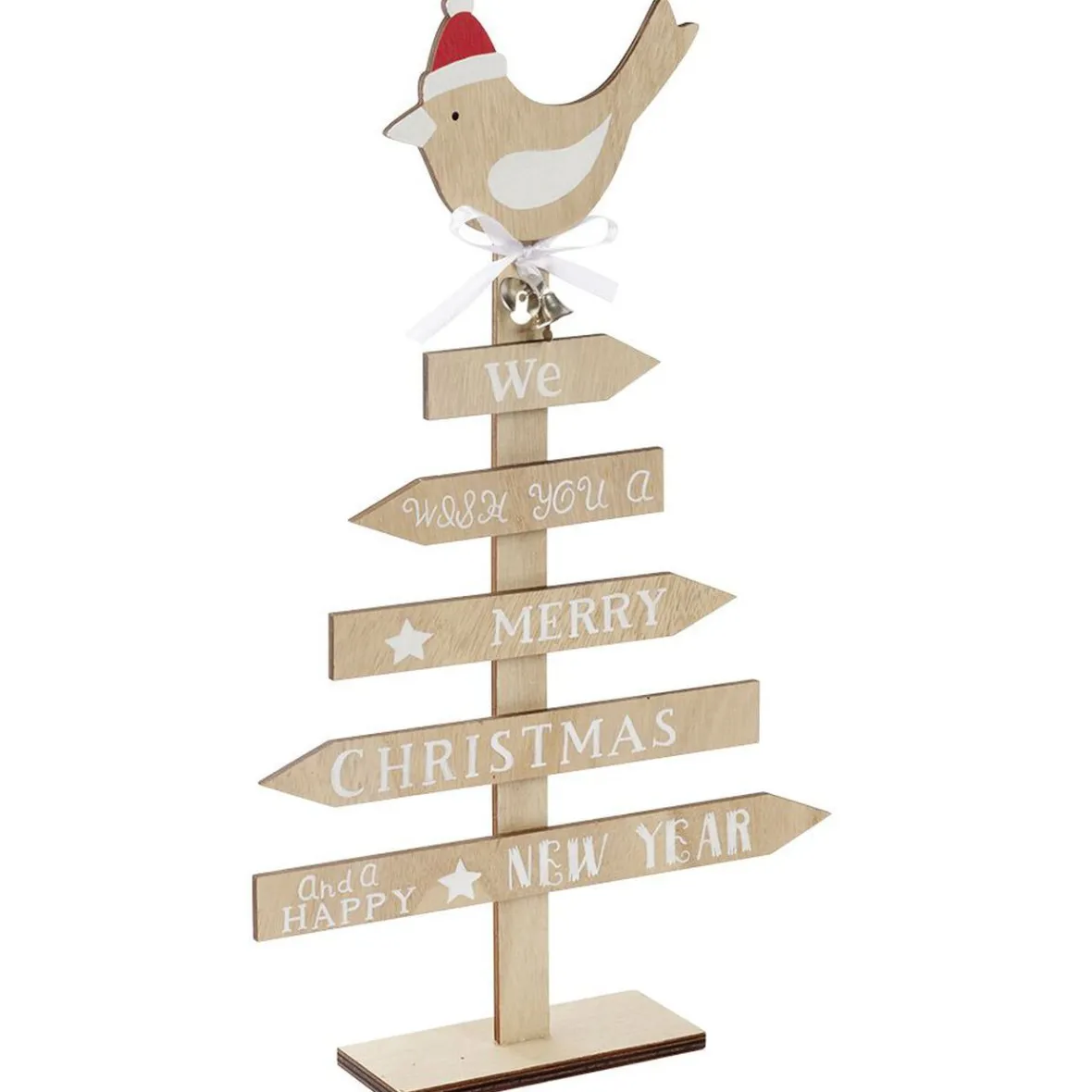 Sapin de Noël en bois à poser-Gifi Online