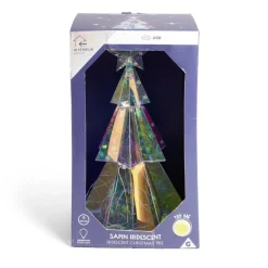 Sapin de Noël LED iridescent H37cm-Gifi Discount