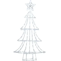 Sapin de Noël lumineux blanc 1,5 m-Gifi Clearance