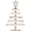 Sapin de Noël panneau de bois H36 cm-Gifi Online