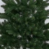 Sapin de Noël Vert effet réel avec pied en bois H120 cm-Gifi Hot