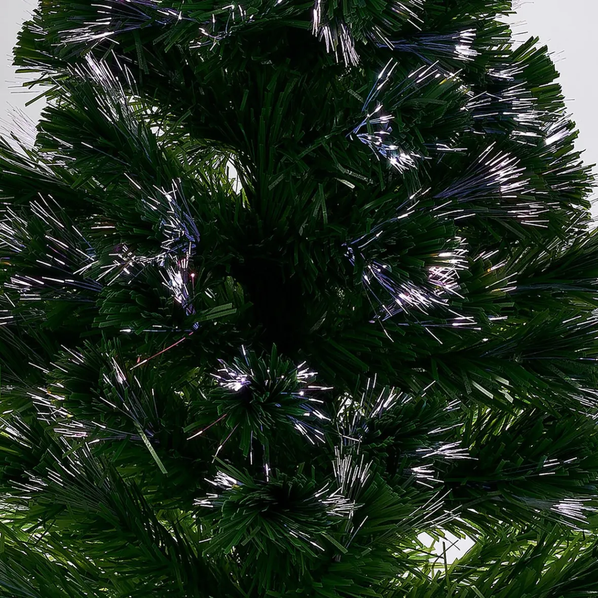 Sapin de Noël vert fibre optique h 90 cm-Gifi Best
