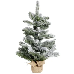 Sapin effet neige H60cm base en jute-Gifi Online