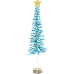 Sapin en feutrine et bois à poser H45cm - 4 modèles-Gifi Clearance