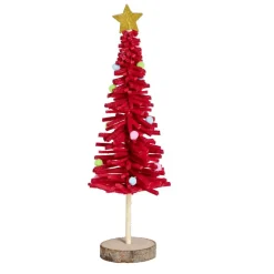 Sapin en feutrine et bois à poser H25cm - 4 modèles-Gifi Online