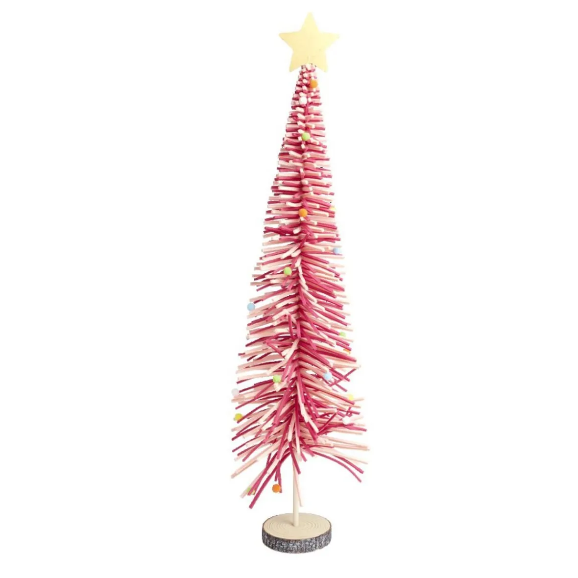 Sapin en feutrine et bois à poser H90cm - 4 modèles-Gifi Sale