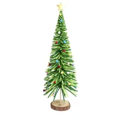 Sapin en feutrine et bois à poser H90cm - 4 modèles-Gifi Sale