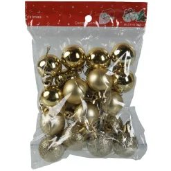 Sapin lumineux blanc et doré 20 LED-Gifi Hot