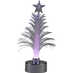 Sapin lumineux fibre optique multicolore-Gifi Online