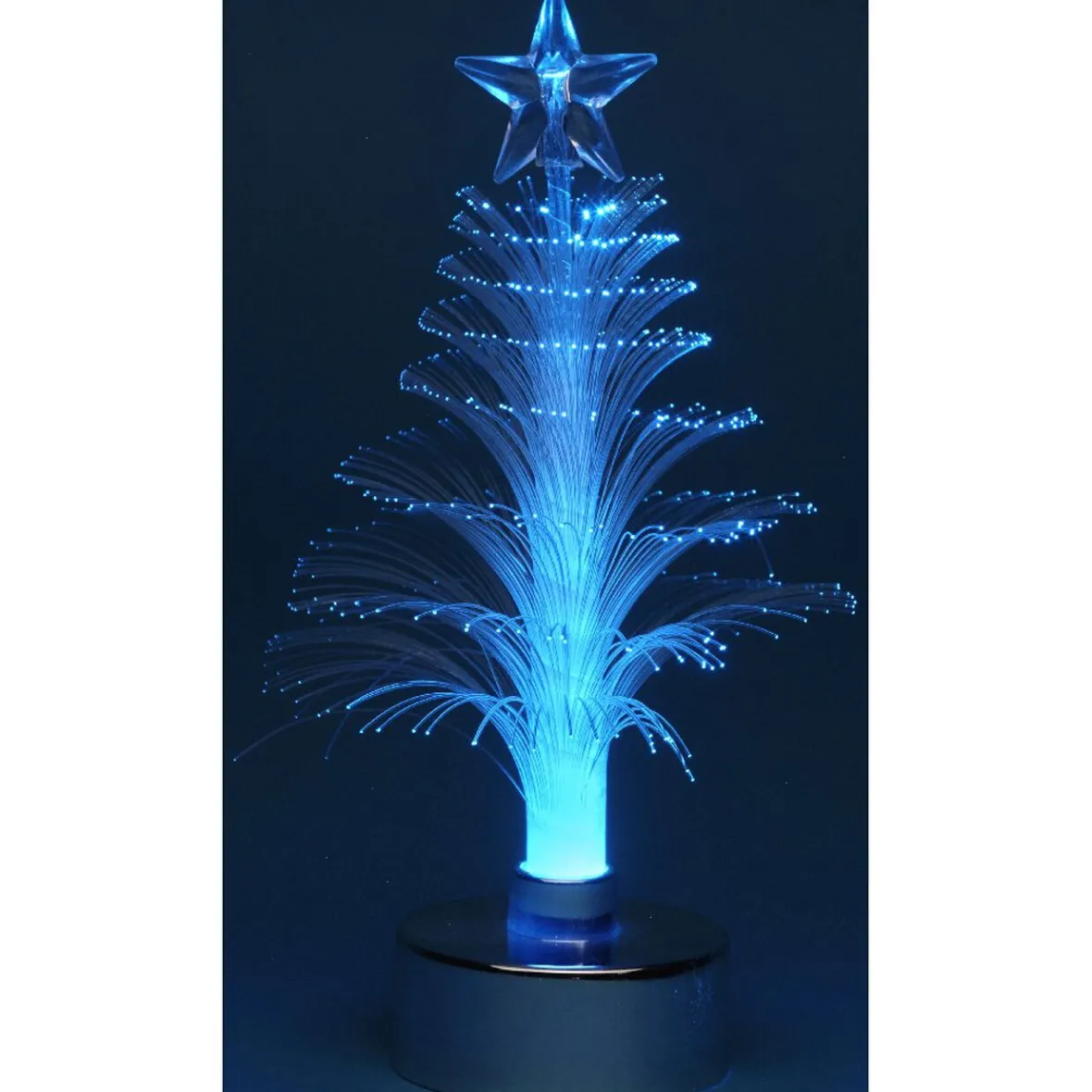 Sapin lumineux fibre optique multicolore-Gifi Online