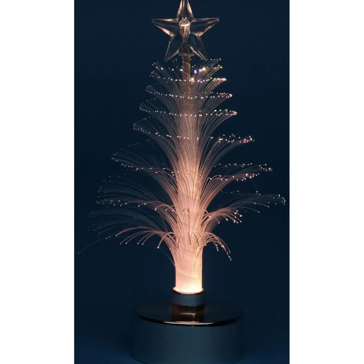 Sapin lumineux fibre optique multicolore-Gifi Online