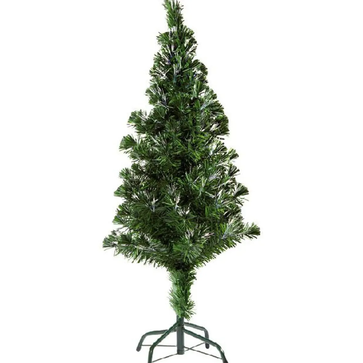 Sapin NOEl vert fibre optique H1,2 m-Gifi Clearance
