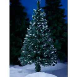 Sapin NOEl vert fibre optique H1,2 m-Gifi Clearance