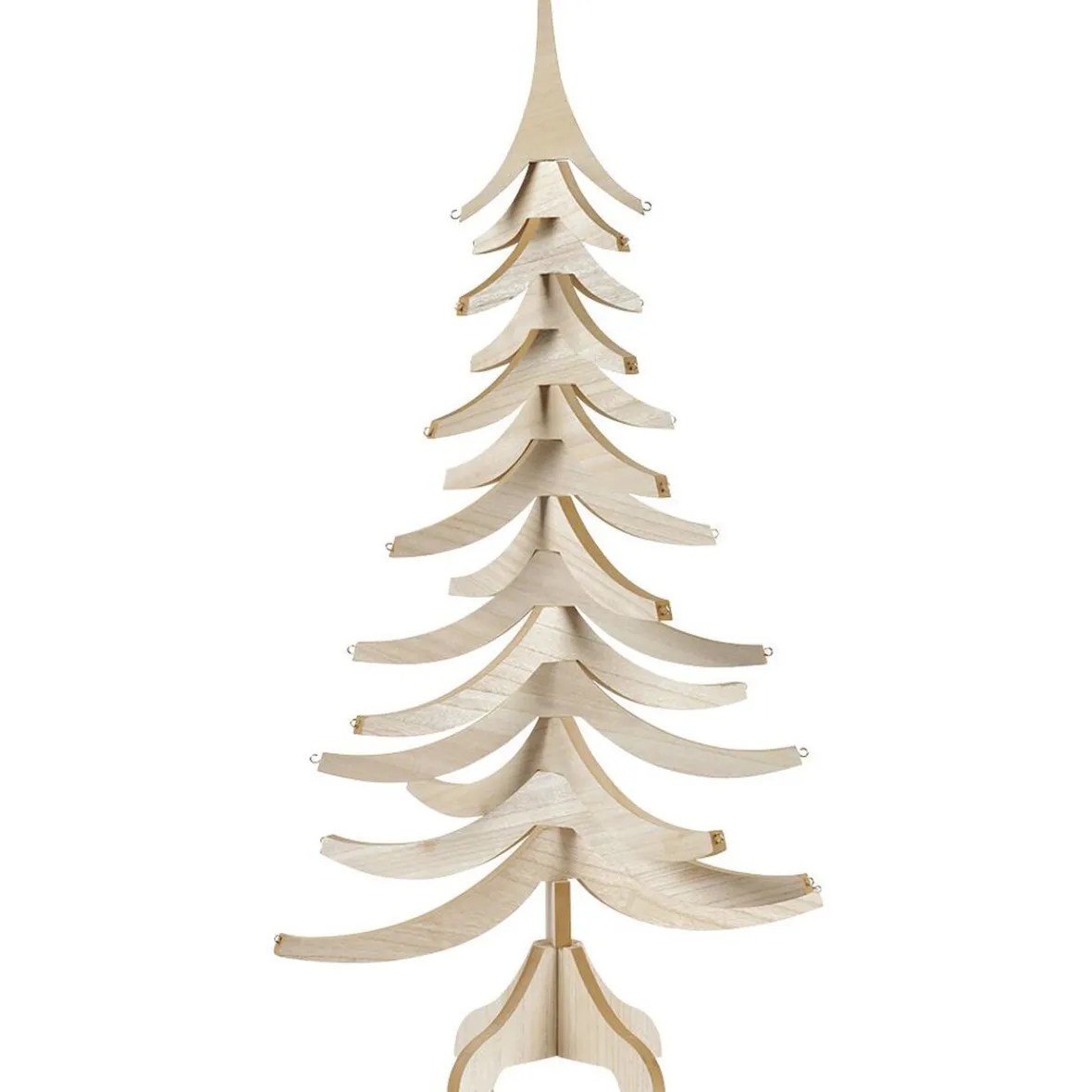 Sapin Noël bois amovible H. 120 cm-Gifi Online
