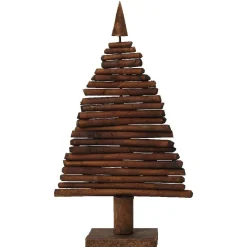 Sapin Noël bois flotté brun 0,53 m-Gifi