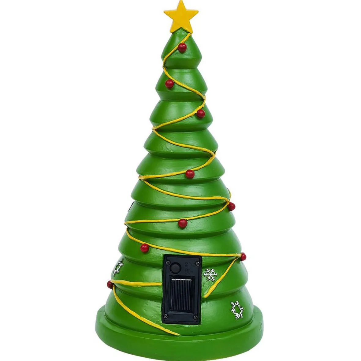 Sapin solaire lumineux LED blanc chaud H29,7cm-Gifi New