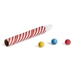 Sarbacane Circus rayée rouge et blanche x 4 et ses 60 boules-Gifi Sale